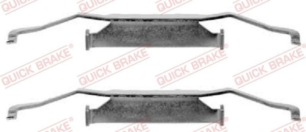1091054 Quick Brake Комплект пружинок крепления дисковых передних колодок